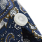 Lambretta Mens Navy Blue Paisley Short Sleeved Button Down Shirts