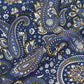 Lambretta Mens Navy Blue Paisley Short Sleeved Button Down Shirts