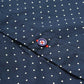 Lambretta Retro Button Down Navy/Blue Pindot Shirt