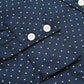 Lambretta Retro Button Down Navy/Blue Pindot Shirt