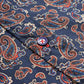 Lambretta Retro Button Down Navy Paisley Print Shirt