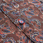 Lambretta Retro Button Down Burgundy Paisley Print Shirt