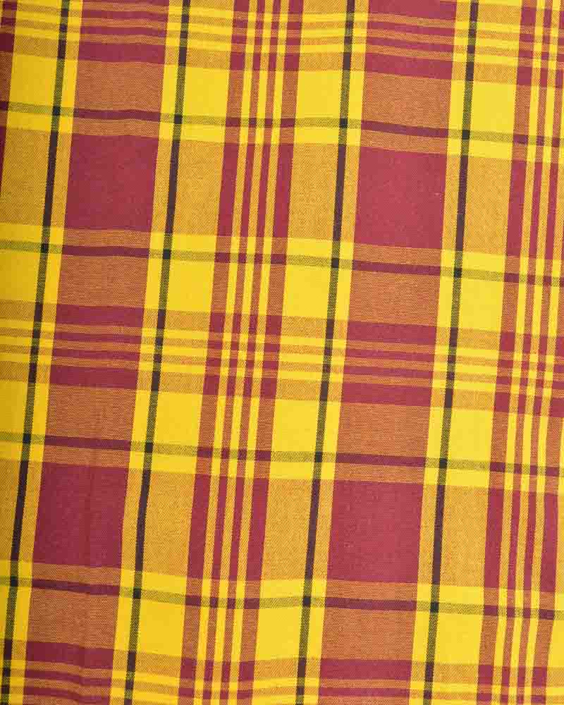 Lambretta Mens Burgundy/Gold Button Down Shirts