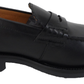 Roamers Classic Black Retro,Ska,Northern Soul Penny Loafers