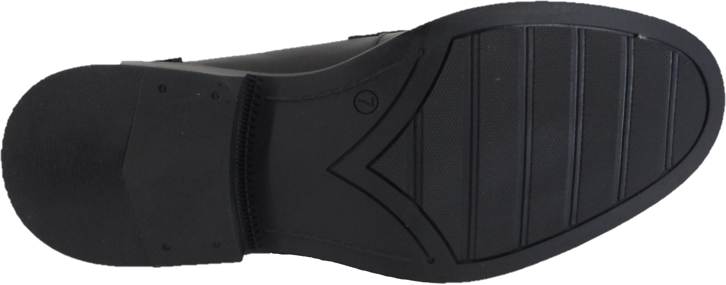 Roamers Classic Black Retro,Ska,Northern Soul Penny Loafers