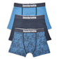 Lambretta Mens Navy Blue 3 Pair Pack Boxer Shorts