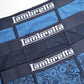 Lambretta Mens Navy Blue 3 Pair Pack Boxer Shorts