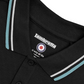 Lambretta Men`s Black Tipped Tipped 100% Cotton Polo Shirts