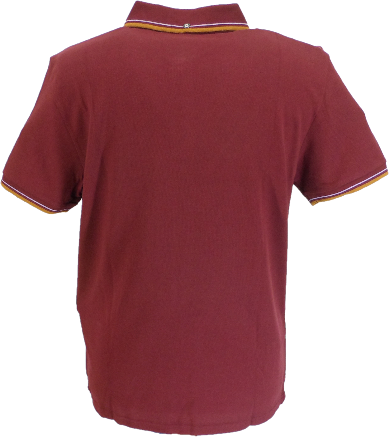 Ben Sherman Men's Port Red Signature 100% Cotton Polo Shirt