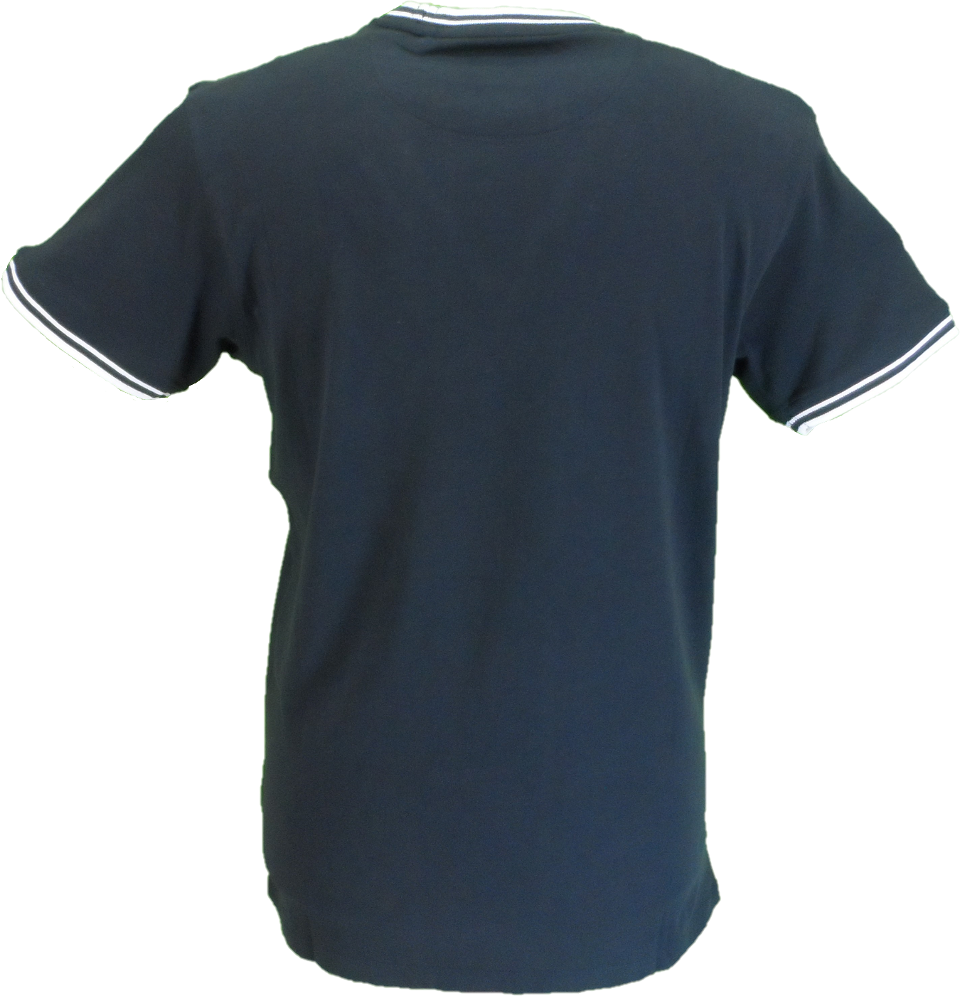 Lambretta Mens Navy Blue Keep the Faith Tipped Ringer T Shirt