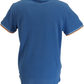 Lambretta Men`s Dark Blue Tipped 100% Cotton Polo Shirts