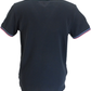 Lambretta Men`s Navy Blue Tipped 100% Cotton Polo Shirts