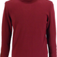 Relco Mens Burgundy Fine Gauge Roll Neck Jumper