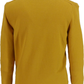 Jersey de cuello vuelto de calibre fino en amarillo mostaza para hombre Relco