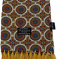 Tootal Mens Retro Geo Print 100% Silk Scarves