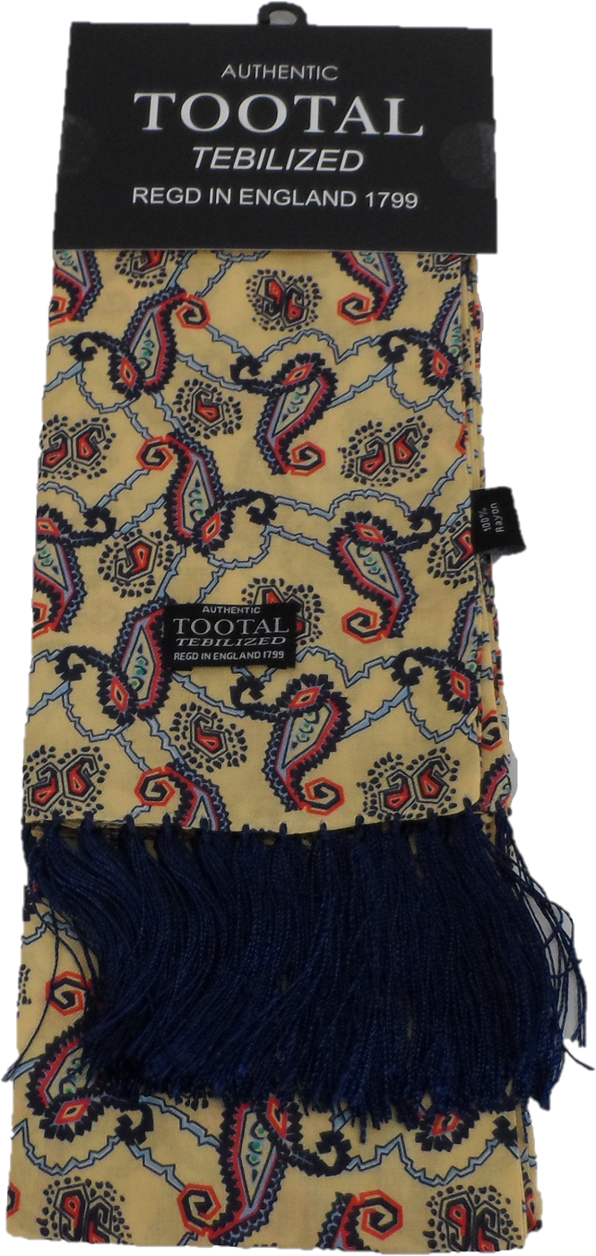Tootal Mens Tebilized 100% Rayon Printed Scarf