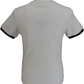 Trojan Mens Ecru Artist logo 100% Cotton Peach T-Shirt