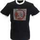 Trojan Mens Black Artist logo 100% Cotton Peach T-Shirt