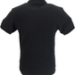 Trojan Mens Black Camo Pique  Polo Shirt