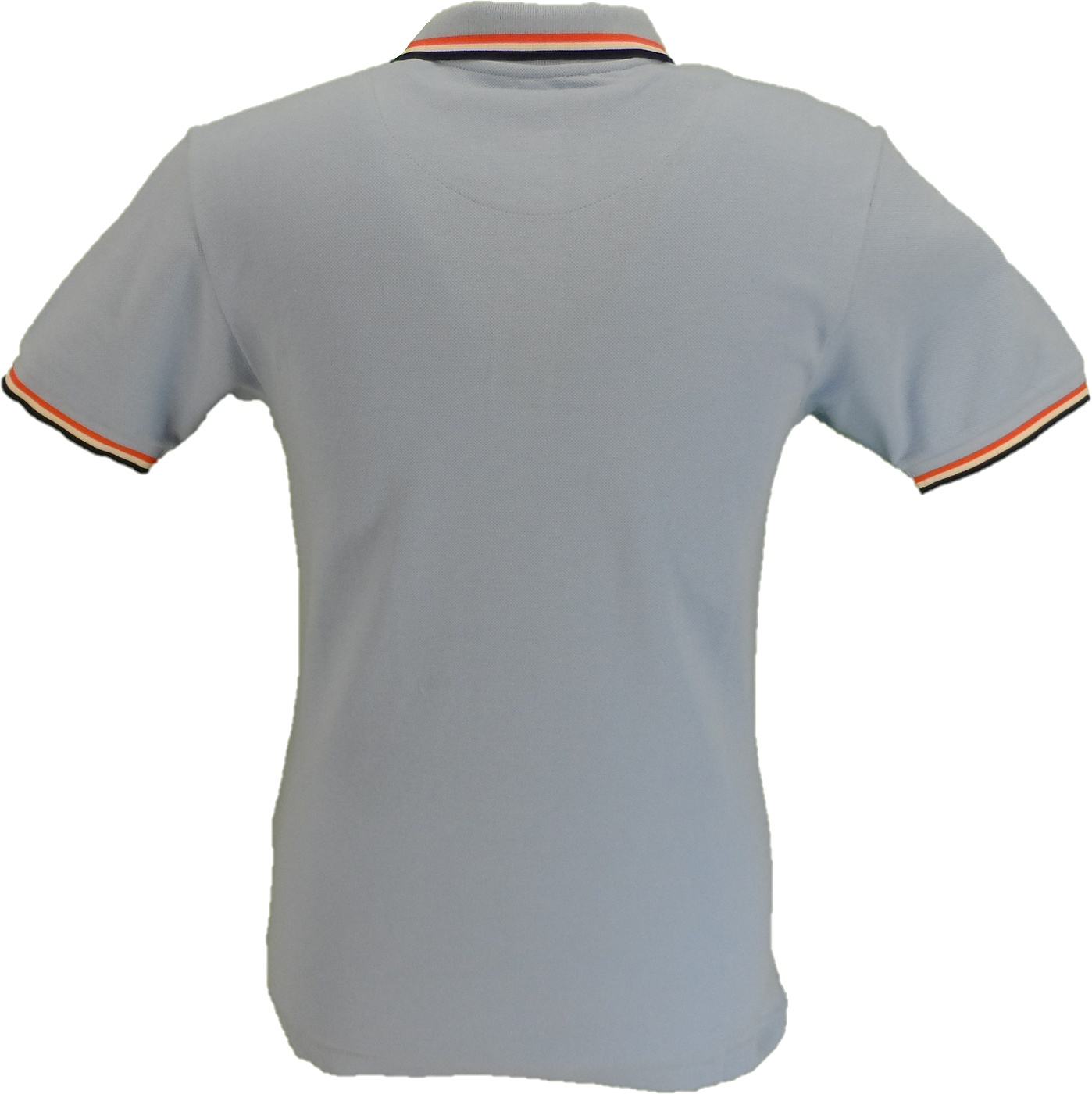 Trojan Mens Powder Blue Twin Tipped Polo Shirt