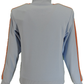 Trojan Mens Powder Blue Twin-Stripe Contrast Zip Retro Track Tops