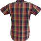 Relco Mens Multi Check Short Limited Edition Sleeved Button Down Shirts