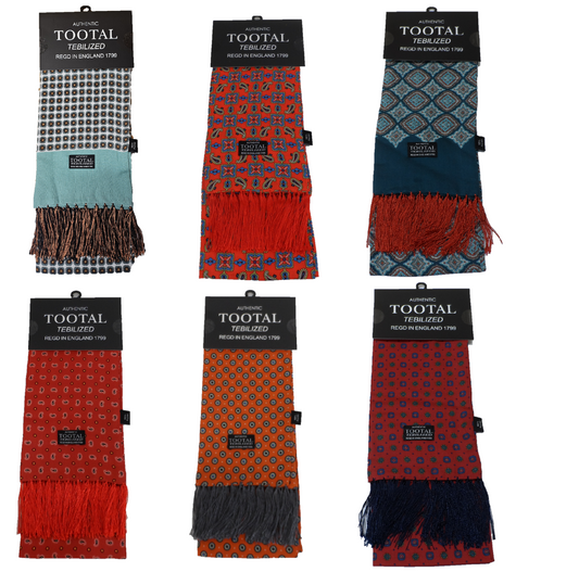 Tootal Mens Tebilized 100% Rayon Printed Scarf
