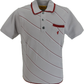 Gabicci Mens Grey Archive Connett Knitted Polo Shirt