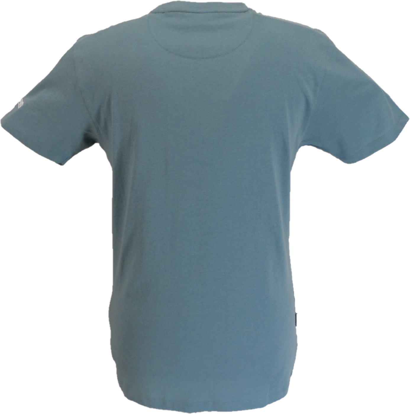 Lambretta Mens Smoke Blue Retro Target Ringer T-Shirt