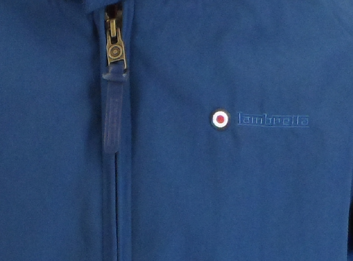 Lambretta Blue Showerproof Harrington Jacket