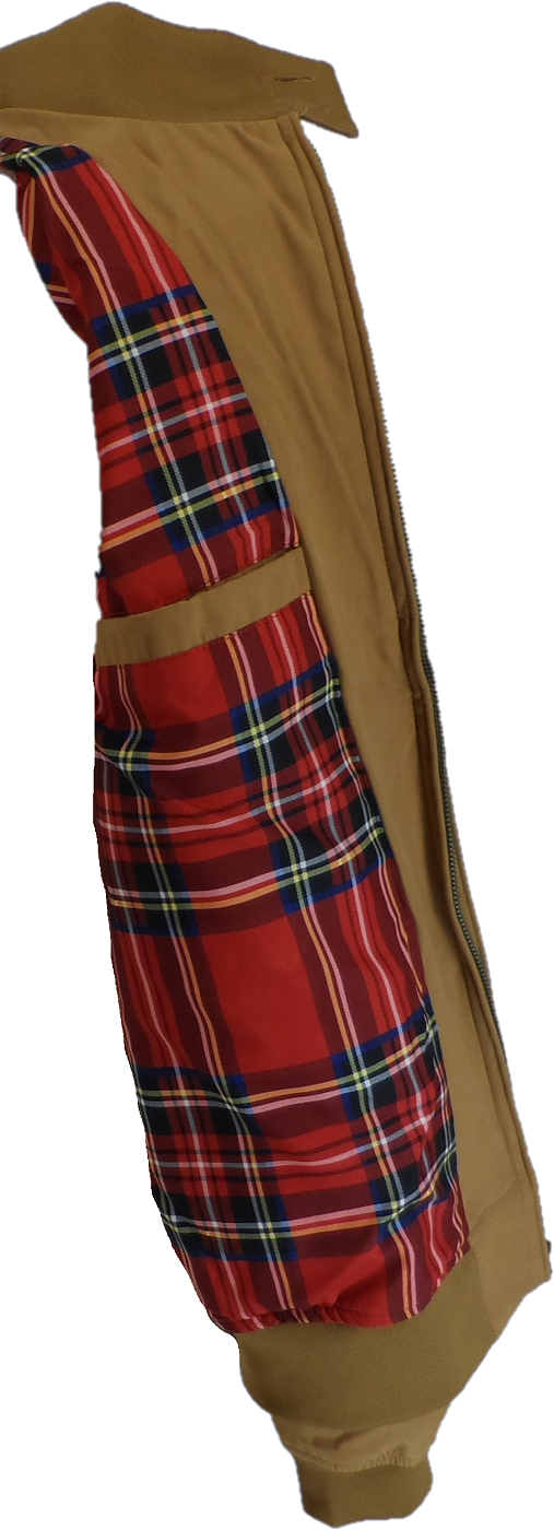 Lambretta Tobacco Tan Showerproof Harrington Jacket