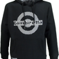 Lambretta Mens Black Check Target Hooded Top
