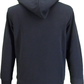 Lambretta Mens Black Check Target Hooded Top