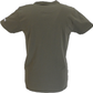 Lambretta Mens Khaki Green Keep the Faith Scooter Retro T Shirt
