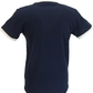 Lambretta Mens Navy Blue Target Logo Ringer T-Shirt