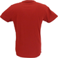 Lambretta Mens Red Racing Stripe Retro T Shirt