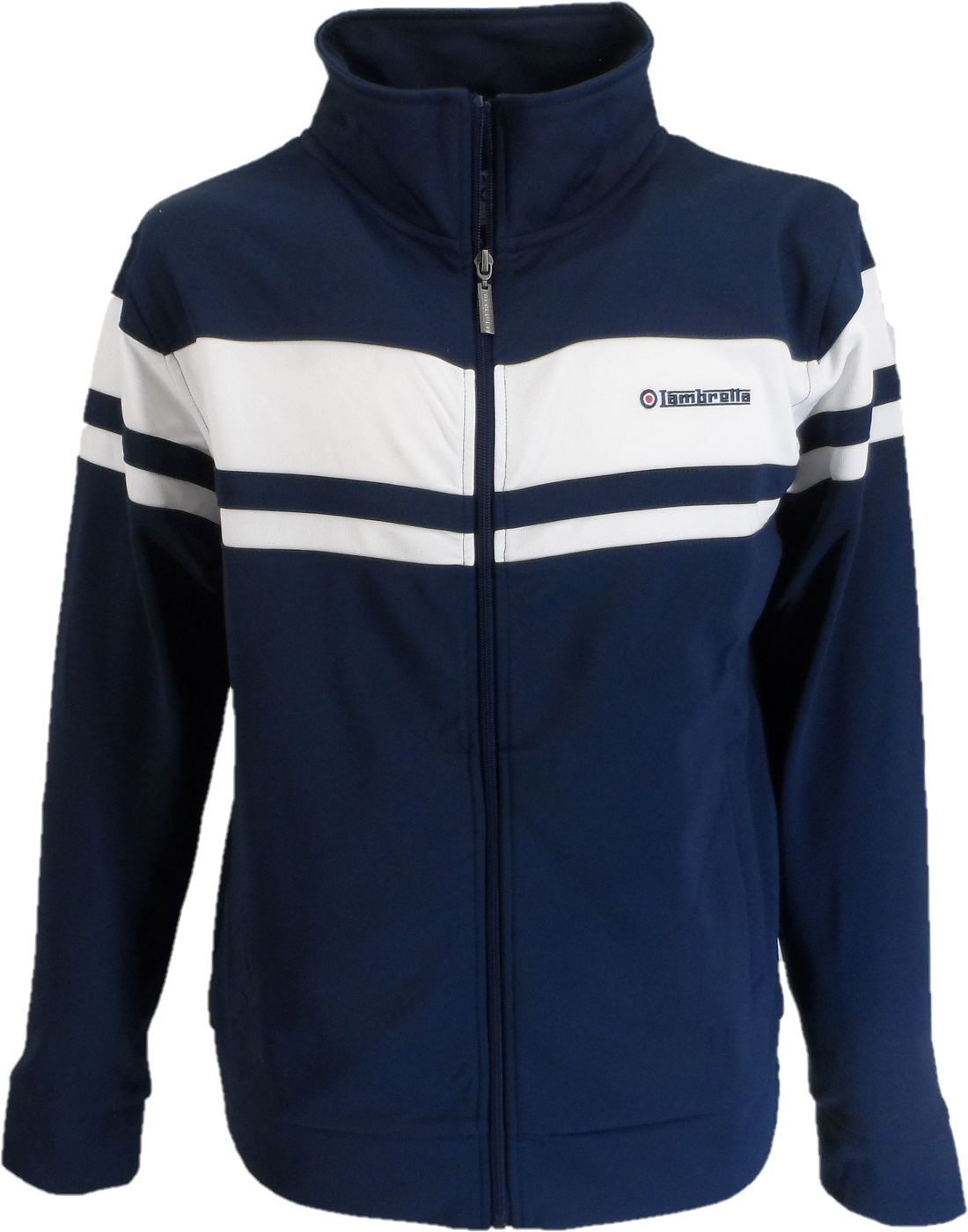 Lambretta Retro Navy/White Championship Track Top Jacket