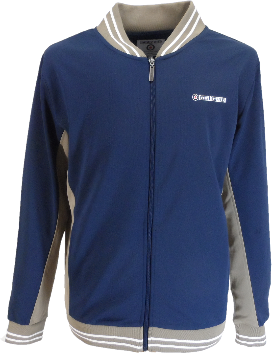 Lambretta Retro Navy Blue Vintage Track Top Jacket