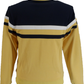 Trojan Mens Mustard Yellow Panel Stripe Track Tops