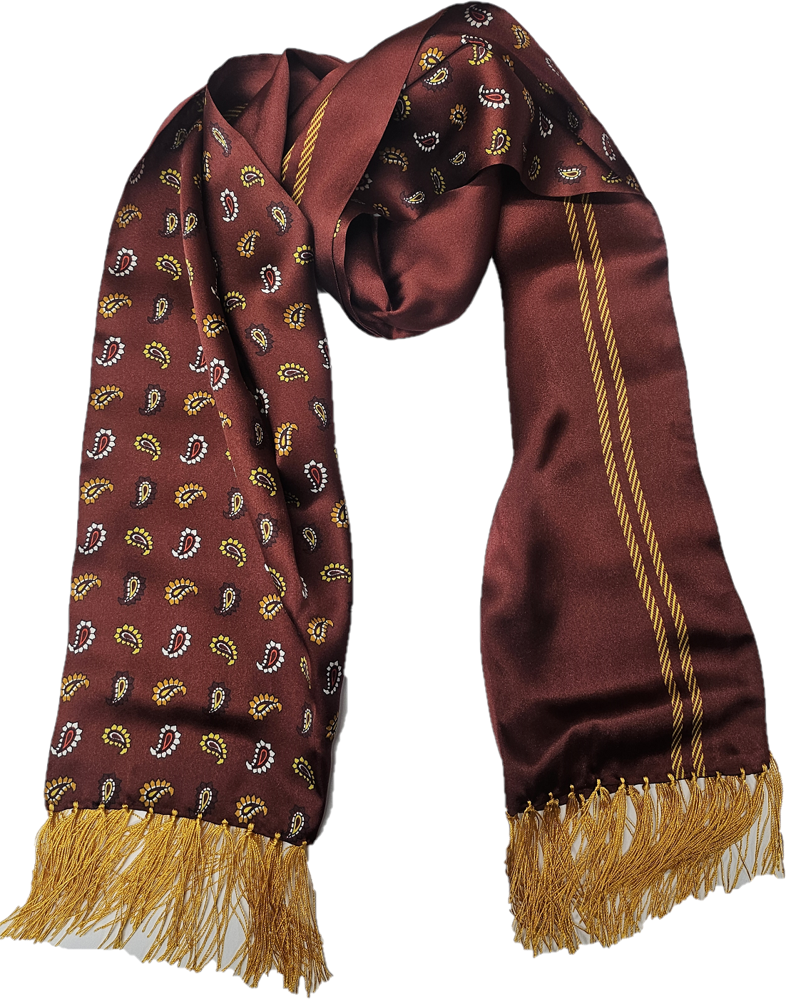 Tootal Mens Retro Paisley 100% Silk Scarves