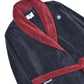 Lambretta Mens Navy Luxury Dressing Gown