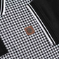 Lambretta Mens Black/White Houndstooth Polo Shirts