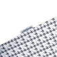 Lambretta Mens White Houndstooth Print Cotton Polo Shirts