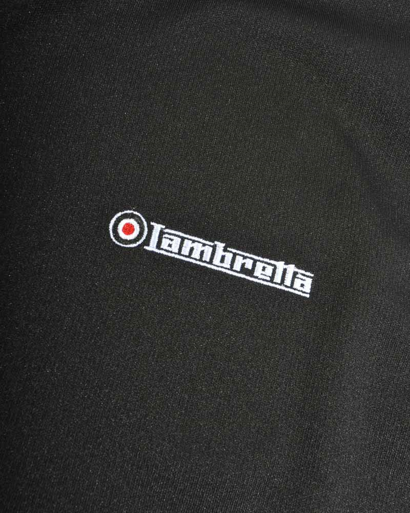 Lambretta Retro Black Vintage Track Top Jacket