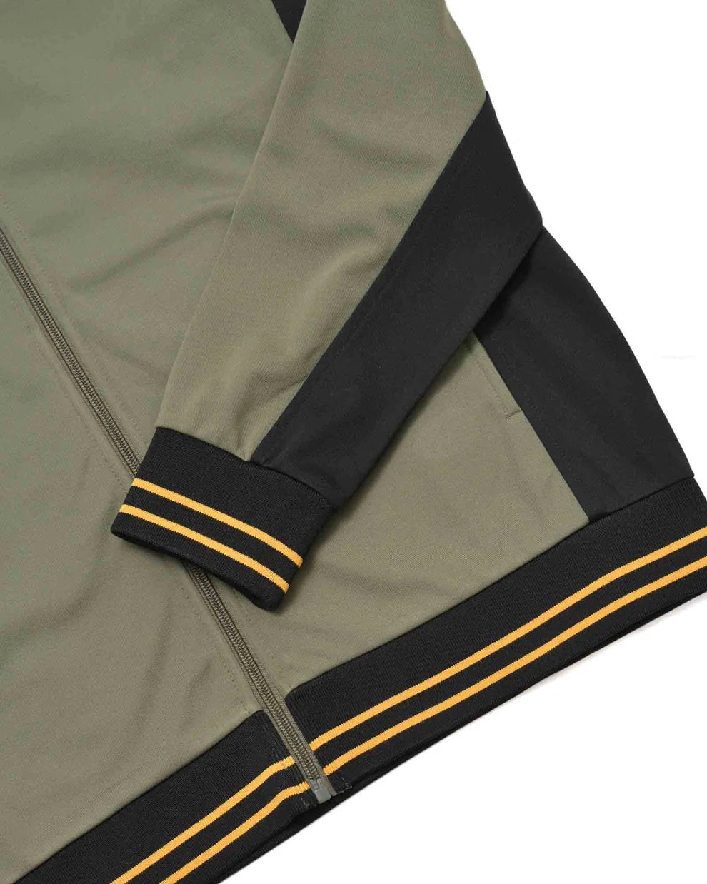 Lambretta Retro Khaki Green Vintage Track Top Jacket