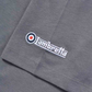 Lambretta Mens Iron Grey Badges Target Retro T Shirt