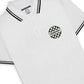 Lambretta White & Black Retro Two Tone Badge Polo Shirts