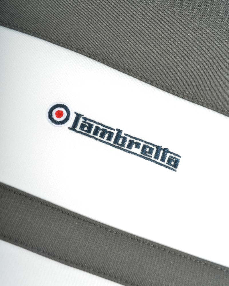 Lambretta Retro Grey/White Championship Track Top Jacket