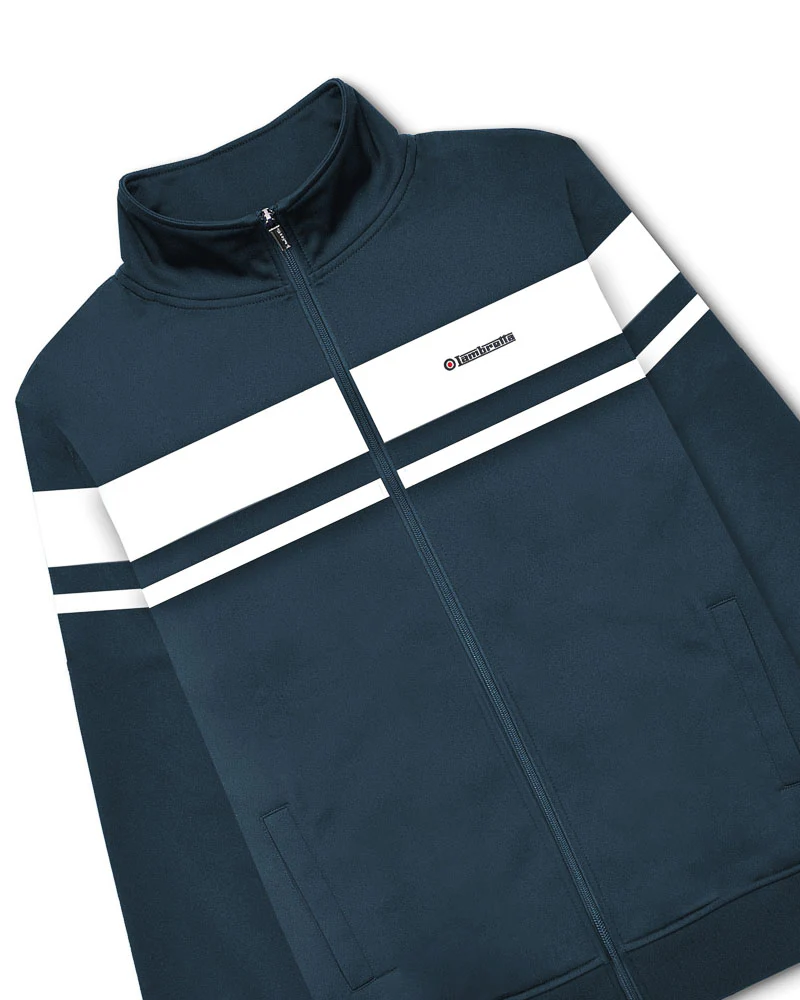 Lambretta Retro Navy/White Championship Track Top Jacket