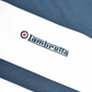 Lambretta logo on a blue and white background